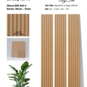 [Vân gỗ] Lam sóng than tre iWOOD