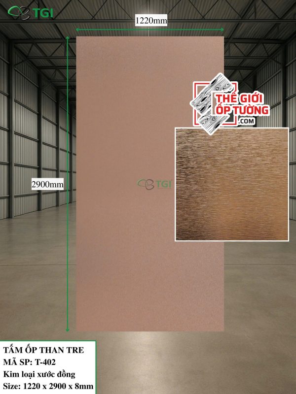 Ốp tường than tre TGI chính hãng giá tốt T402