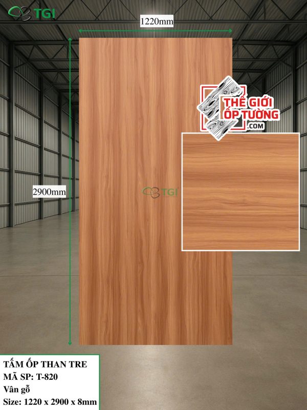 Ốp tường than tre TGI chính hãng giá tốt T820