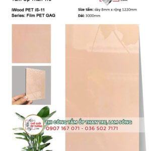 [Pet bóng] Ốp tường than tre iWOOD chính hãng