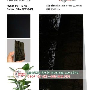 [Pet bóng] Ốp tường than tre iWOOD chính hãng