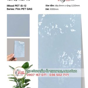 [Pet bóng] Ốp tường than tre iWOOD chính hãng