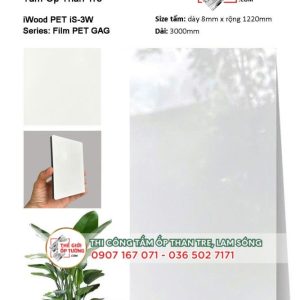 [Pet bóng] Ốp tường than tre iWOOD chính hãng