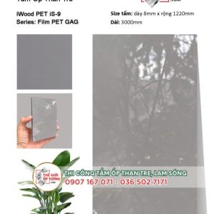 [Pet bóng] Ốp tường than tre iWOOD chính hãng