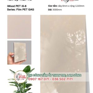 [Pet bóng] Ốp tường than tre iWOOD chính hãng