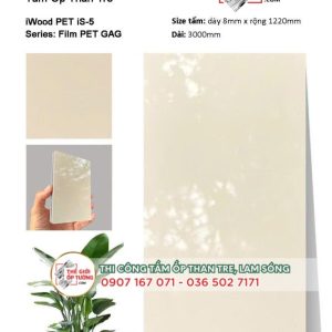 [Pet bóng] Ốp tường than tre iWOOD chính hãng