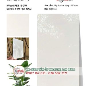 [Pet bóng] Ốp tường than tre iWOOD chính hãng