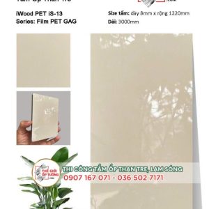 [Pet bóng] Ốp tường than tre iWOOD chính hãng