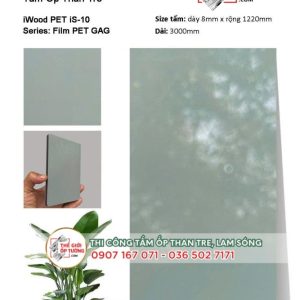 [Pet bóng] Ốp tường than tre iWOOD chính hãng