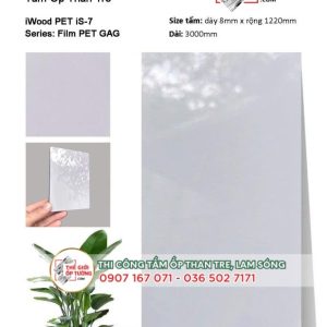 [Pet bóng] Ốp tường than tre iWOOD chính hãng