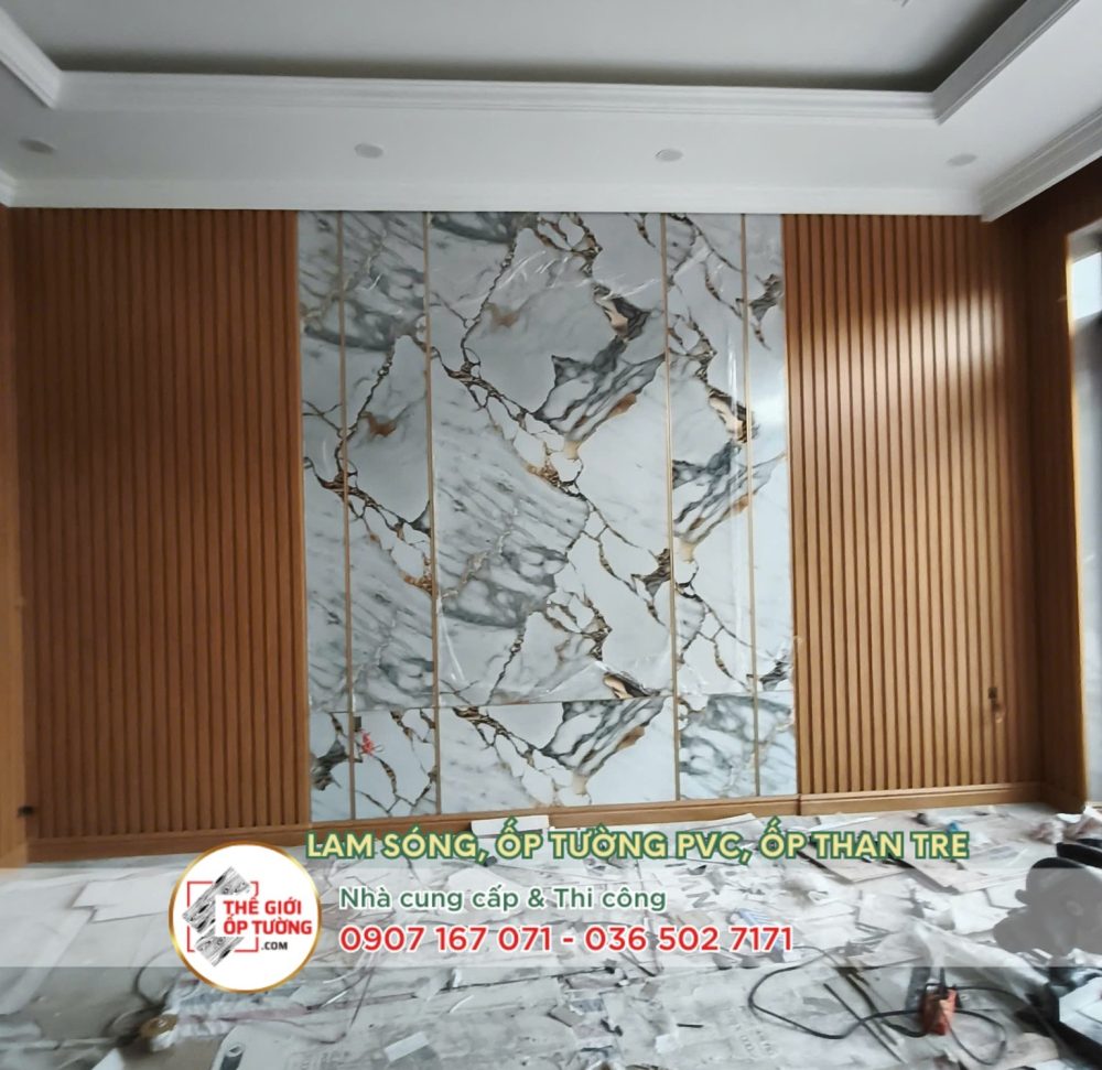 Ốp tường gỗ nhựa nội thất - Sang trọng và bền bỉ