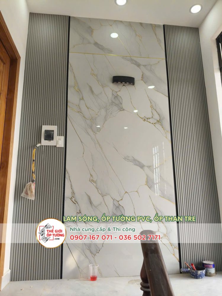 ốp tường gỗ nhựa, nano, PVC
