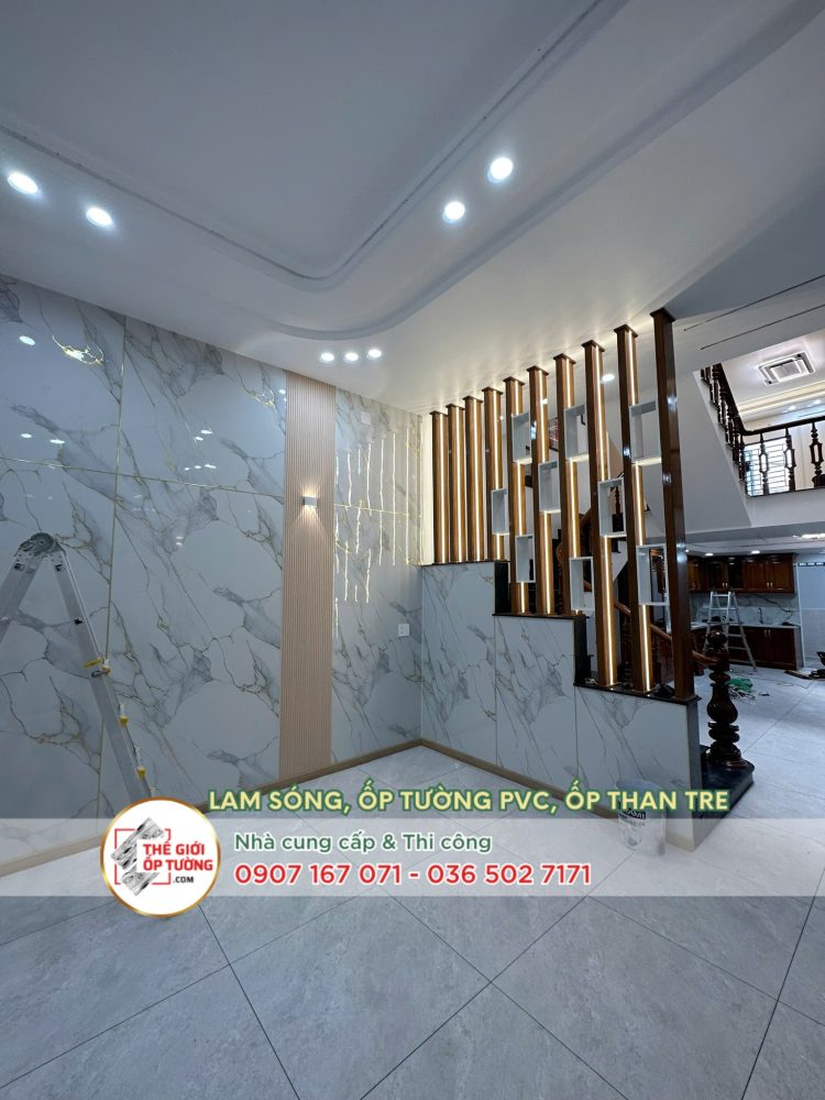 ốp tường trọn gói tại Tân Thới Hiệp - Quận 12