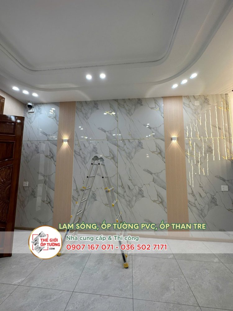 ốp tường trọn gói tại Tân Thới Hiệp - Quận 12