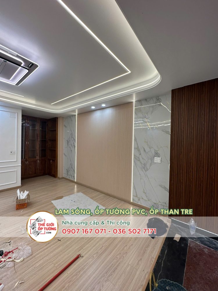 ốp tường trọn gói tại Tân Thới Hiệp - Quận 12