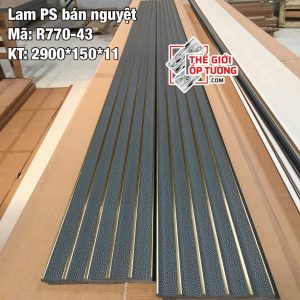 Lam Sóng Ốp Tường PS cao cấp - Lam bán nguyệt 43