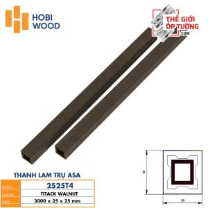 Thanh Lam Trụ Gỗ Nhựa Composite Ngoài Trời ASA Hobi Wood