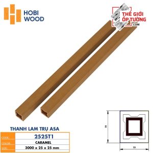 Thanh Lam Trụ Gỗ Nhựa Composite Ngoài Trời ASA Hobi Wood