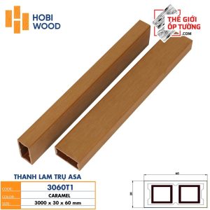 Thanh Lam Trụ Gỗ Nhựa Composite Ngoài Trời ASA Hobi Wood