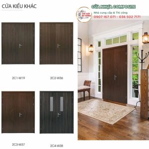 Cửa Kiểu - Cửa Nhựa Composite PIMA