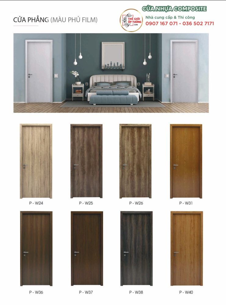 Cửa phẳng - Cửa Nhựa Composite PIMA