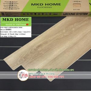 Sàn Nhựa Hèm Khóa SPC MKD 5mm - D4001