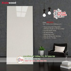 Tấm ốp tường nhựa PVC vân đá GALAWOOD 212