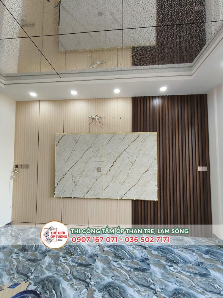 Ứng dụng tấm ốp tường than tre trong nội thất