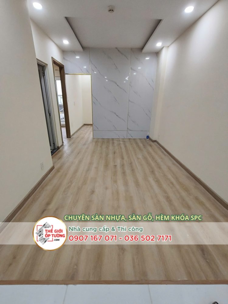 Ưu điểm của sàn nhựa hèm khóa trong nội thất