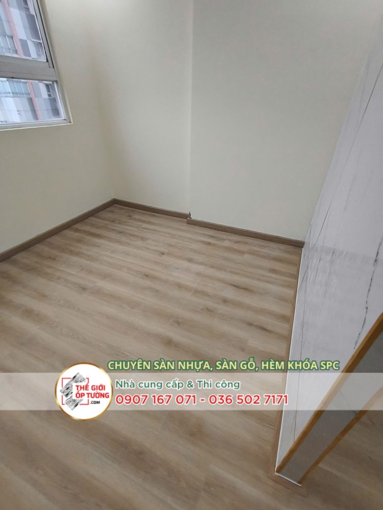 Ưu điểm của sàn nhựa hèm khóa trong nội thất