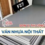 Thi công ván nhựa ốp tường nội thất Quận 12 TPHCM