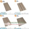Tấm Nano và Lam Sóng Ốp Tường HOBI Wood đồng màu 06