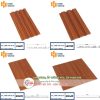 Tấm Nano và Lam Sóng Ốp Tường HOBI Wood đồng màu 29