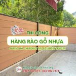 Hàng Rào Gỗ Nhựa Ngoài Trời - Giải Pháp Ngoại Thất Đầu Xu Hướng Tại TPHCM