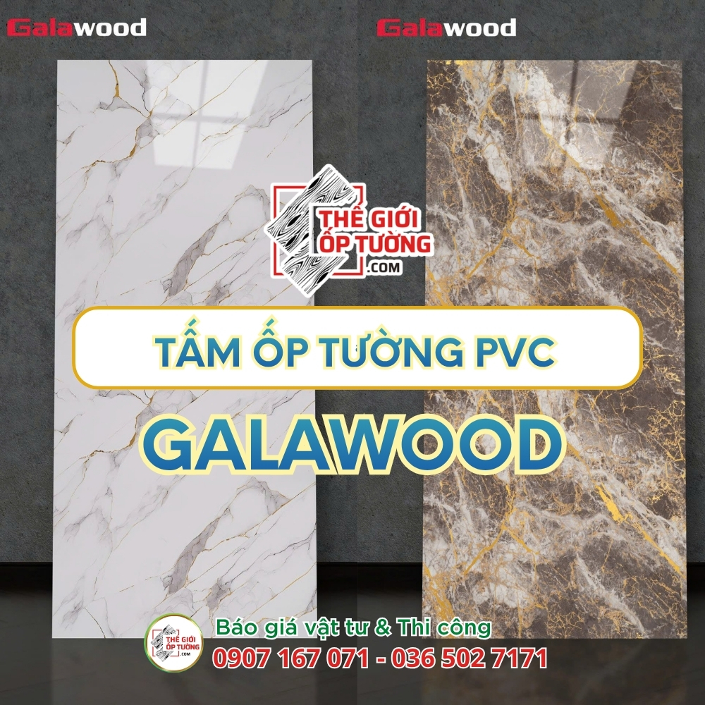 Tấm PVC Vân Đá Galawood
