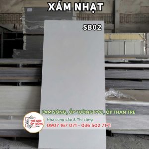 Ốp tường ván nhựa nội thất phủ phim 3 lớp siêu bóng