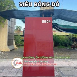 Ốp tường ván nhựa nội thất phủ phim 3 lớp siêu bóng