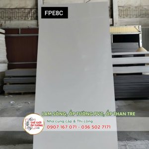 Ốp tường ván nhựa nội thất phủ phim vân mờ