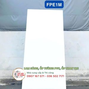 Ốp tường ván nhựa nội thất phủ phim vân mờ
