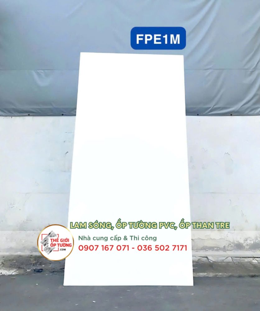 Ốp tường ván nhựa nội thất phủ phim vân mờ