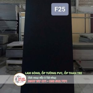 Ốp tường ván nhựa nội thất phủ phim vân mờ