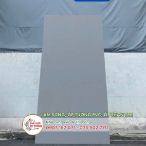 Ốp tường ván nhựa nội thất phủ phim vân mờ