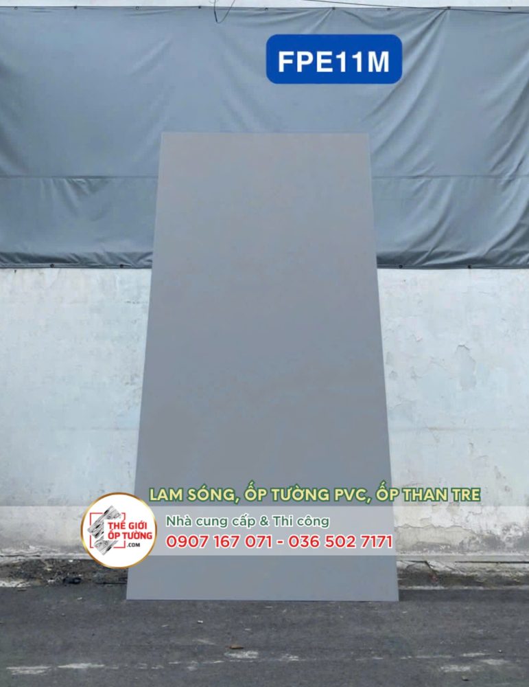 Ốp tường ván nhựa nội thất phủ phim vân mờ