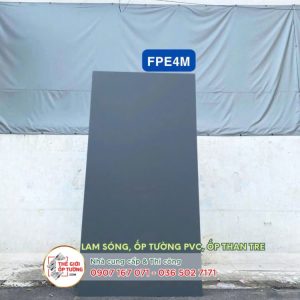 Ốp tường ván nhựa nội thất phủ phim vân mờ