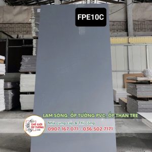 Ốp tường ván nhựa nội thất phủ phim pet bóng