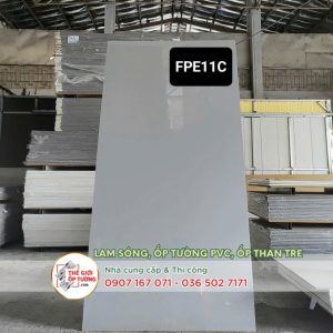 Ốp tường ván nhựa nội thất phủ phim pet bóng