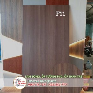Ốp tường ván nhựa nội thất phủ phim vân gỗ