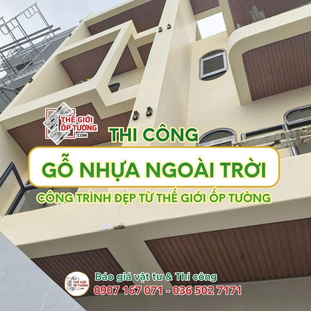 Công Trình Gỗ Nhựa Ngoài Trời TPHCM - Giải Pháp Ngoại Thất Bền Đẹp Theo Thời Gian