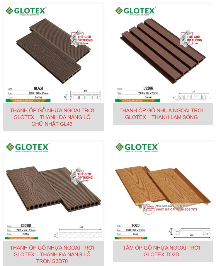 Gỗ Nhựa Ngoài Trời Glotex Là Gì?