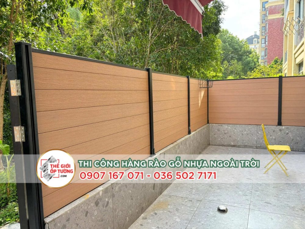 Hàng Rào Gỗ Nhựa Ngoài Trời - Giải Pháp Ngoại Thất Đầu Xu Hướng Tại TPHCM